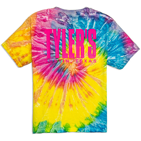 TYLER'S Kids' Heliconia Tie Dye Tee detail