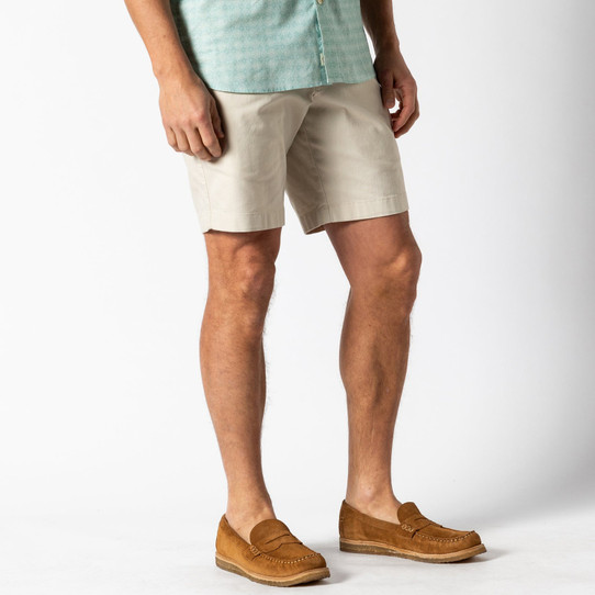 Duck Head Men's Gold School 9" Chino Shorts - Stone