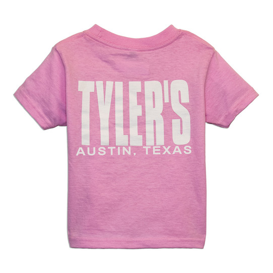 TYLER'S Toddlers' Pink/White Tee