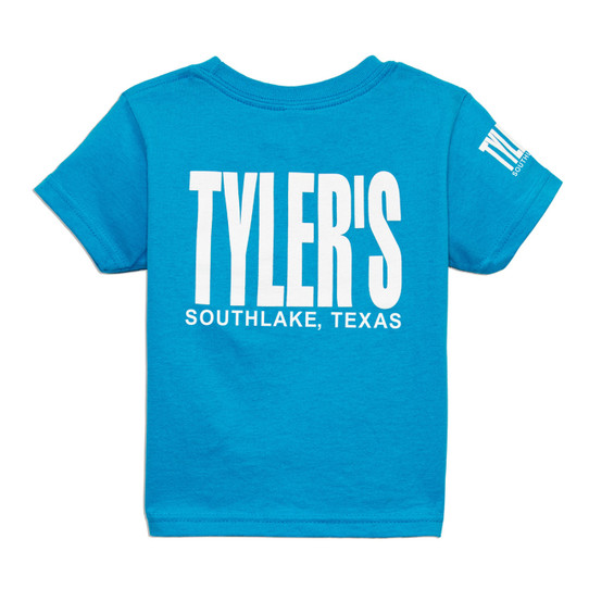 TYLER'S Toddlers' Turquoise/White Tee