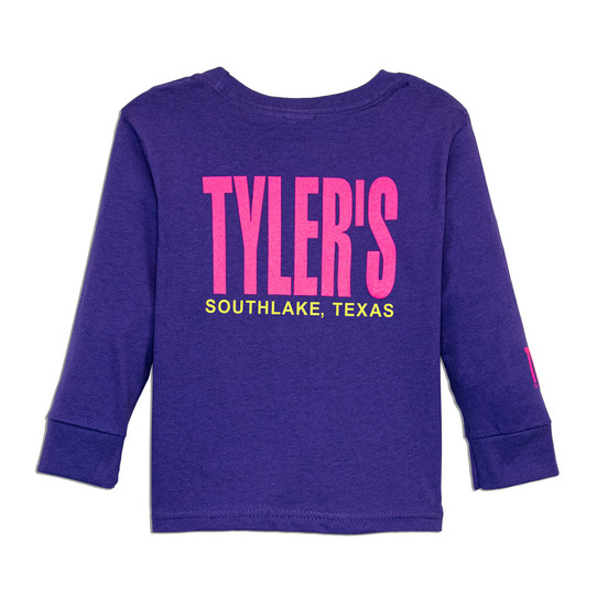 TYLER'S Toddlers' Purple/Pink Long Sleeve Tee