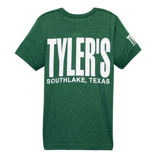 TYLER'S Green/White Track Tee