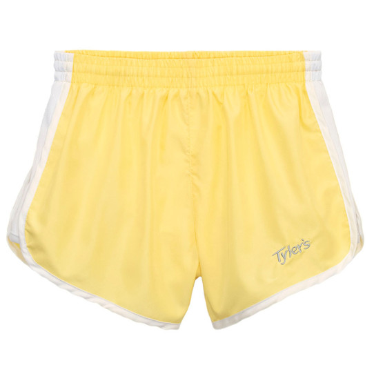 Women's Sun Yellow/White Pastel Racer Shorts