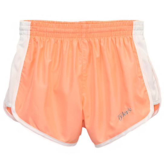 Women's Peach/White Pastel Racer Shorts