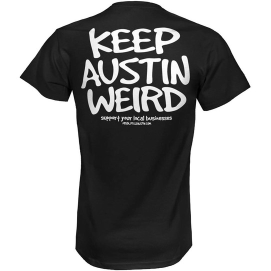 Keep Austin Weird Black/White Tee