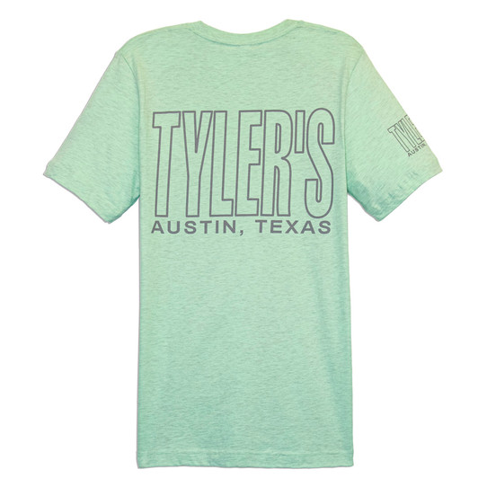 TYLER'S Prism Mint Outline Tee - Austin
