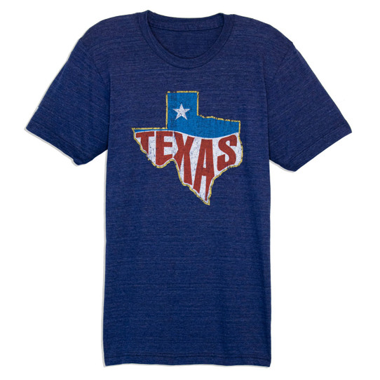 TYLER'S Vintage Texas Tee Indigo front