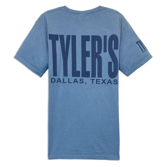 TYLER'S Saltwater/Storm Blue Comfort Wash Pocket Tee - Dallas