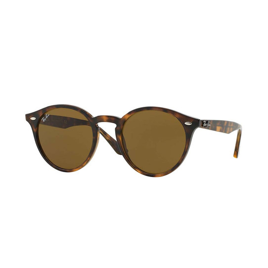 Ray-Ban RB2180 sunglasses in tortoise brown with classic styling