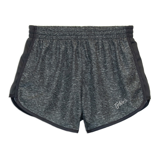 Women's Heather Racer Shorts - Charcoal