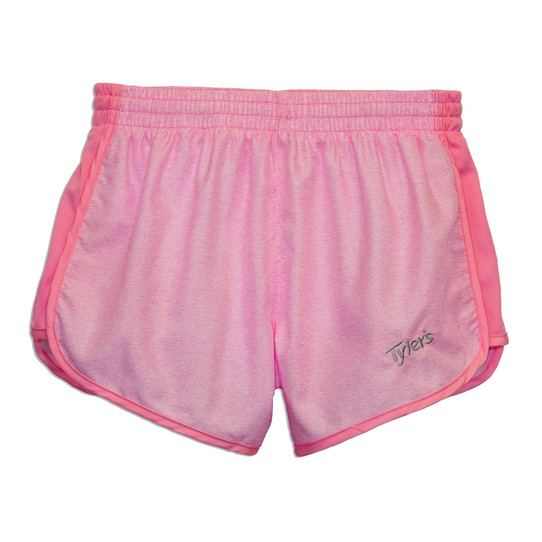 Women's Heather Racer Shorts - Pink