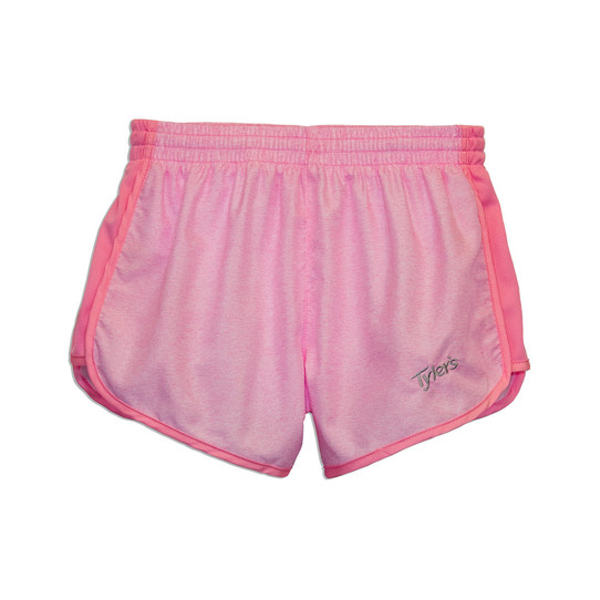 Girls' Heather Racer Shorts - Pink
