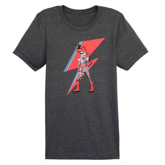 Jason Archer Ziggy Stardust Tee Dark Grey Heather