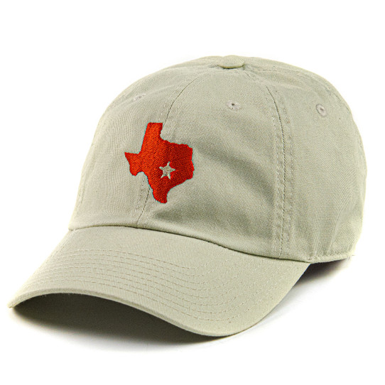 TYLER'S Texas Star Hat in tan and brown leather with embroidered star
