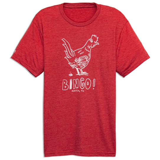 eagle-print logo T-shirt