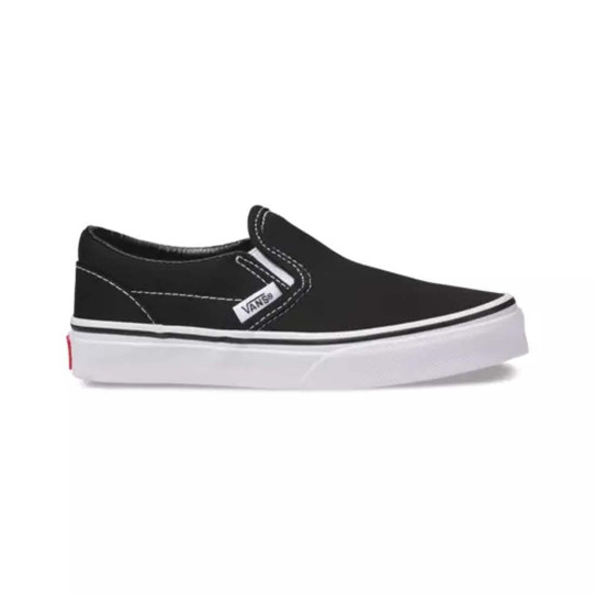 Vans Kids' Classic Slip On Shoes - Black