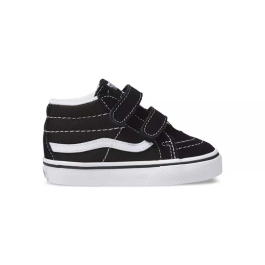 Vans Toddlers' Sk8-Mid V Shoes - Black/True White