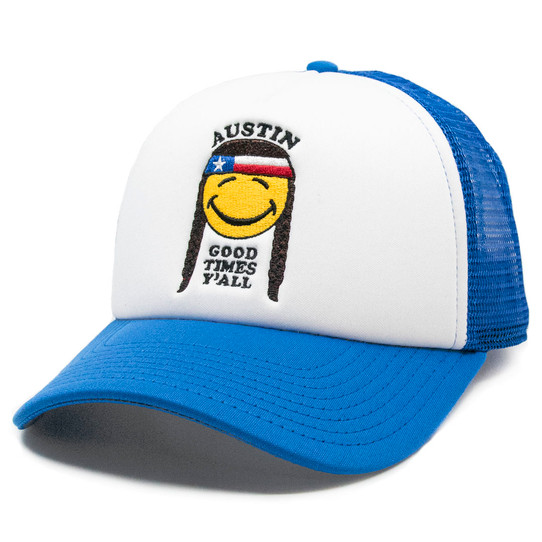 Good Times Y'all Trucker Hat - Royal