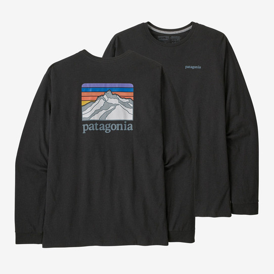 Patagonia Men's Line Logo Ridge Long Sleeve Responsibili-Tee