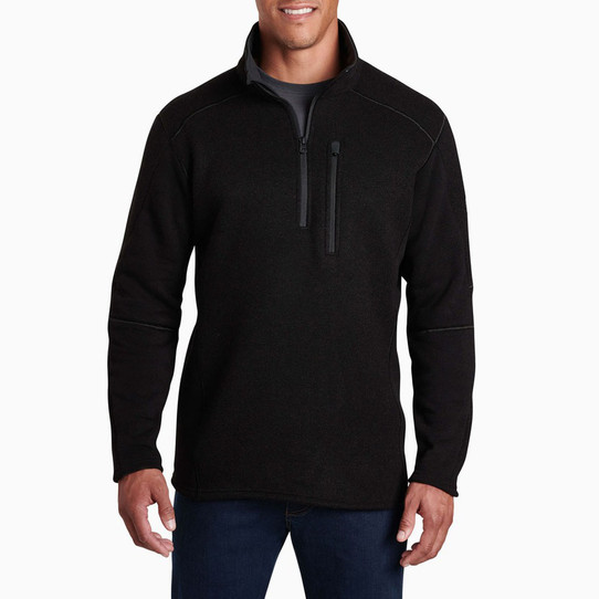 Kuhl Men's Interceptr Pro 1/4 Zip Pullover - Black