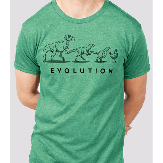 Evolution Of The Dinosaur Tee