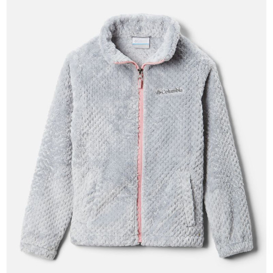 Columbia Girl's Fire Side Sherpa Jacket - Columbia Grey