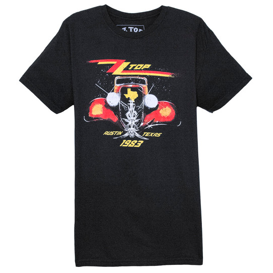 Retro Brand ZZ Top Austin Texas 1983 Tee