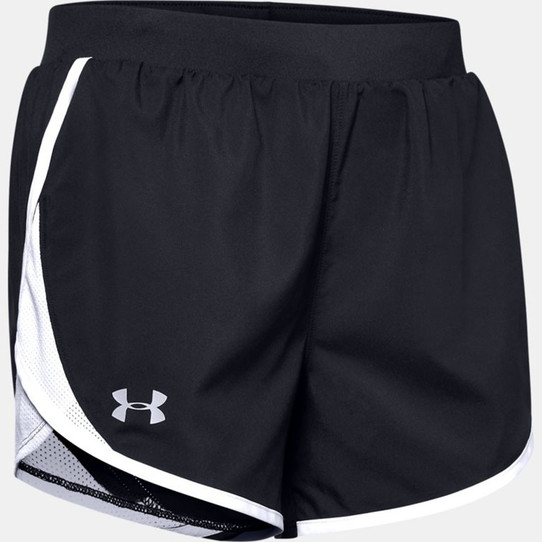 Under Armour sweatshirt's Fly By 2.0 Shorts - Black/White