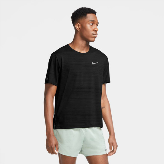 Nike Men's Dri-FIT Miler Running Top - Black