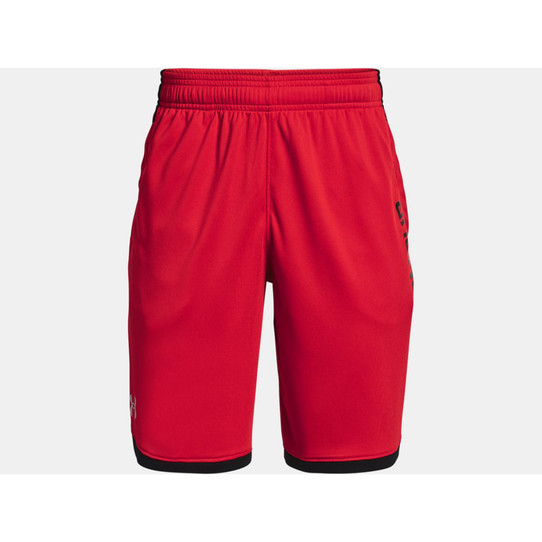 Under Armour Boy's Stunt 3.0 Shorts - Red / Black