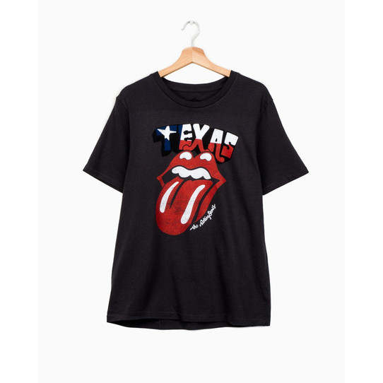 Livy Lu Rolling Stones Texas Flag Rocker Tee