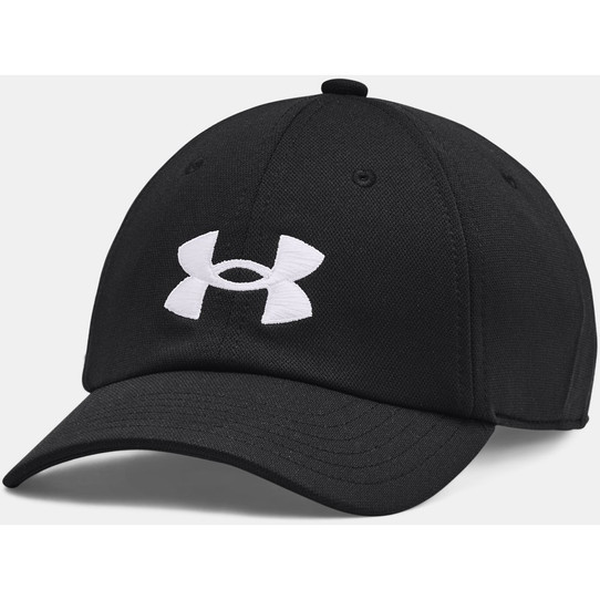 Under Armour Boys' UA Blitzing Adjustable Hat - Black / White