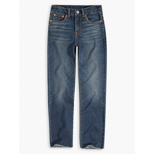 Levi's Girls' Hi Rise Straight Ankle Jeans - From The Block