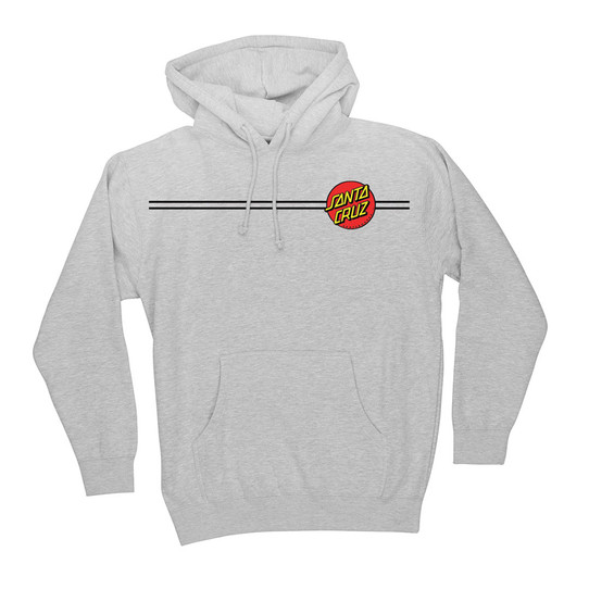 Santa Cruz Men's Classic Dot Pullover Hoodie - Grey Heather