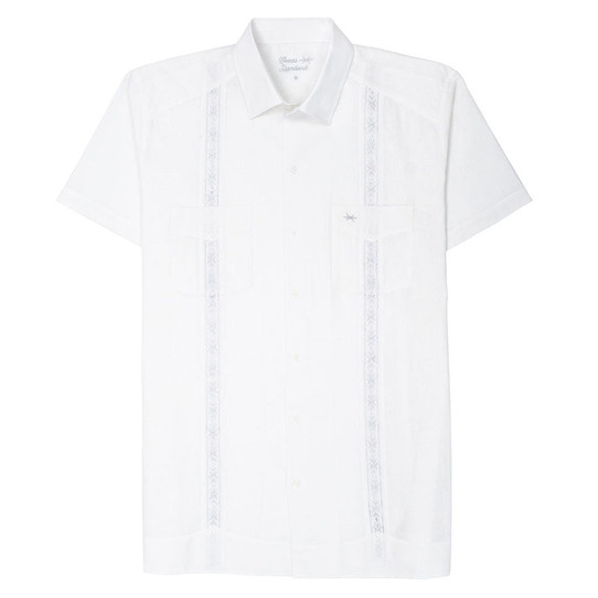 Texas Standard Men's Tejas Guayabera Shirt Texas Standard Men's Tejas Guayabera Shirt back view