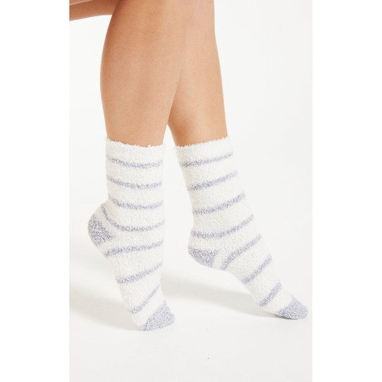 Z Supply Plush Socks 2-Pack - Dusty Denim