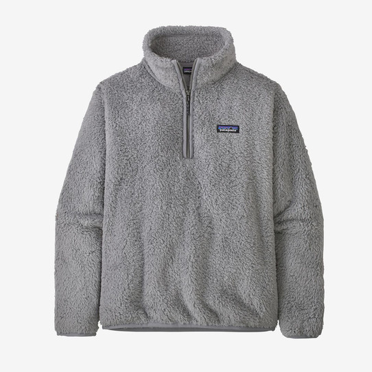 Patagonia Women's Los Gatos Fleece 1/4-Zip Pullover in Salt Grey colorway