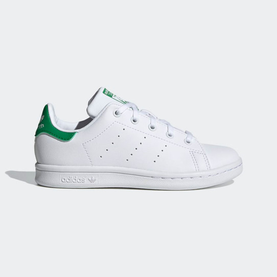 adidas Little Kids' Stan Smith puma Shoes - Cloud White/Green