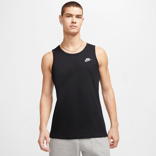 The Nike Sportswear Men's Club Tank in Black