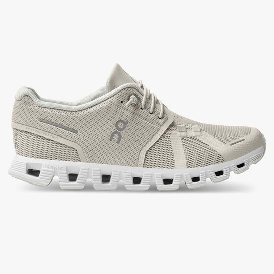 Women's Cloud 5 Running Shoes - Pearl/White