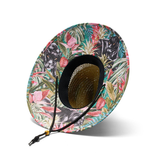 Hemlock Straw Lifeguard Hat in Bombay with wide brim and ventilation holes