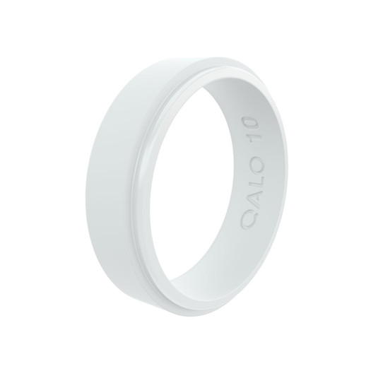 QALO Women's Strata Love Silicone Ring, Two Tone Dual Layered - White and  Lilac, Size 04 : Amazon.in: Sports, Fitness & Outdoors