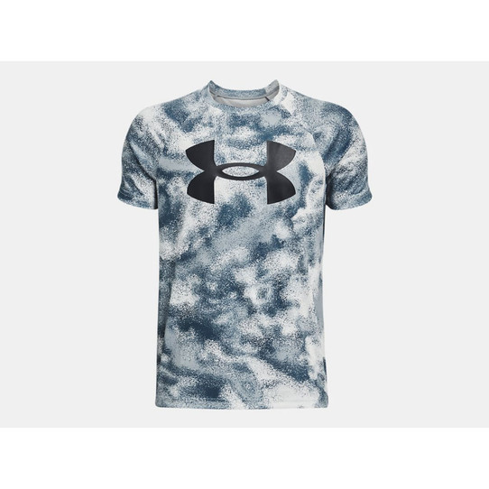 Under Armour Boys' UA Tech Big Logo Printed Short Sleeve