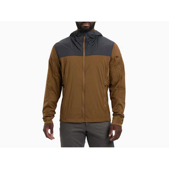The Kuhl Men's The One Hoody in the Headwater Brown Colorway