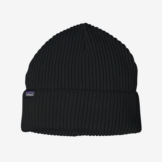 Patagonia Fisherman's Rolled Beanie in Black