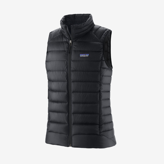 Patagonia Women's Down Sweater Vest in Black colorway