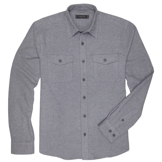 contrast-print cotton shirt