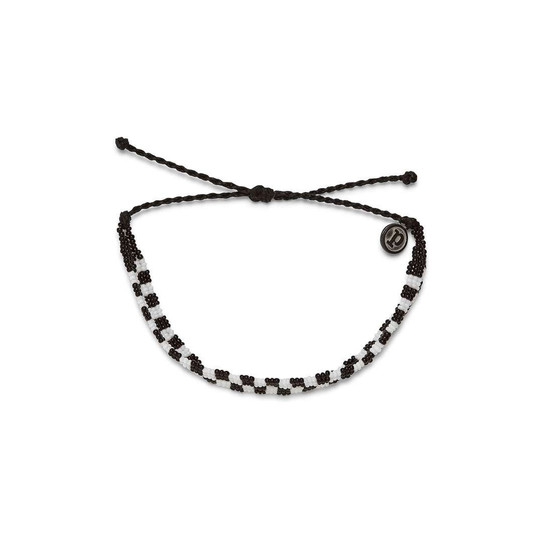 Pura Vida Woven Seed Bead Checkerboard Bracelet