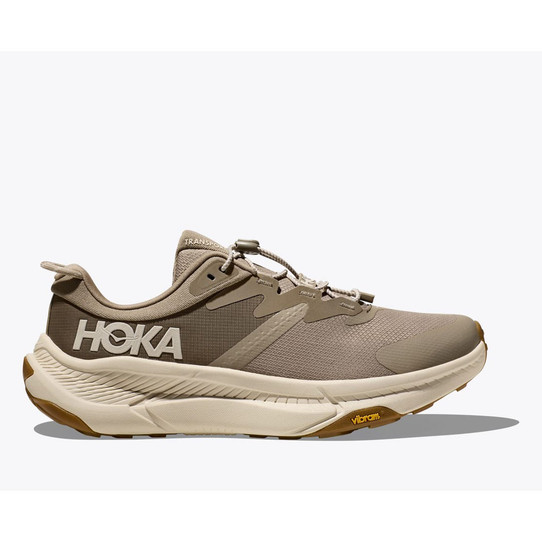 The Hoka Sneakers Men's Transport Everyday Running Shoes in Dune and  Eggnog