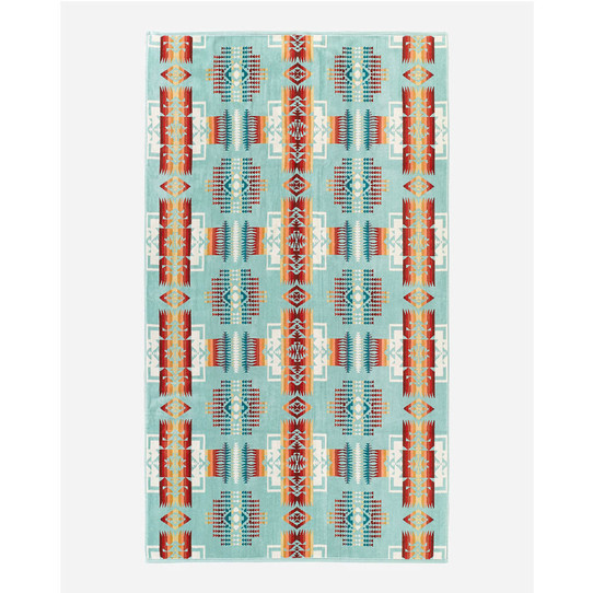 Pendleton Chief Joseph Towel - Aqua